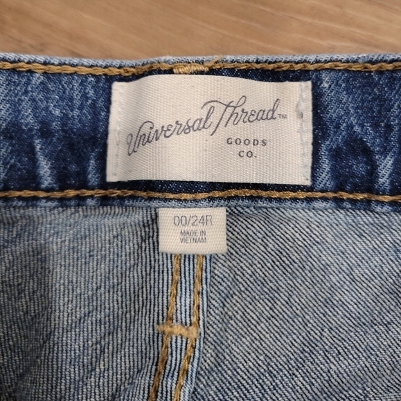 Universal Thread High Rise Vintage Straight Jeans Size 24 - Picture 6 of 8